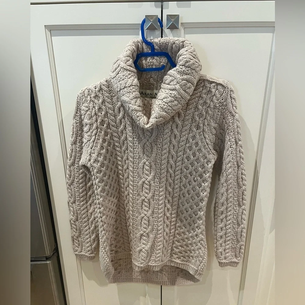 New with tags Aran Mor Cable Knit Sweater small - Picture 2 of 4